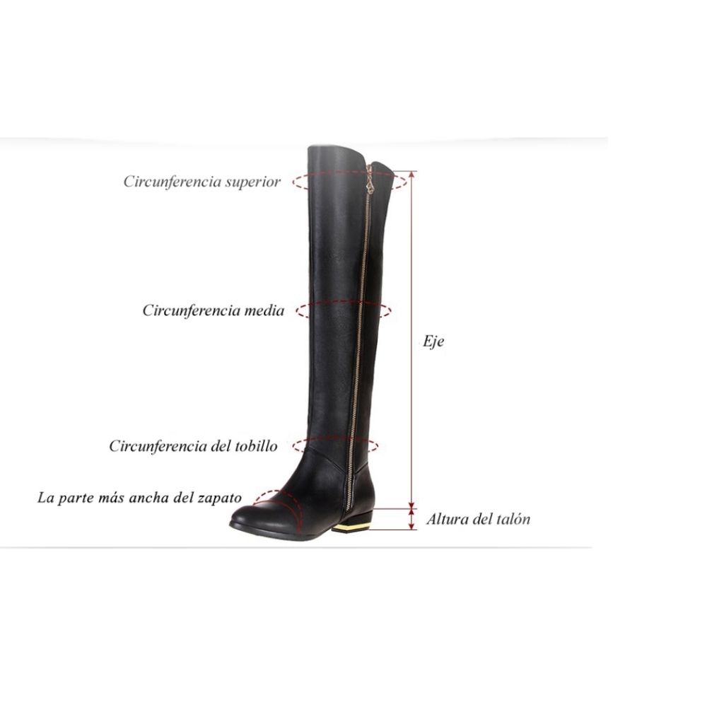 💥 New Black Knee boots 👢 - Picture 3 of 8